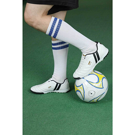Jump Beyaz Halı Saha Kramponu Futbol Ayakkabısı 44 Beden
