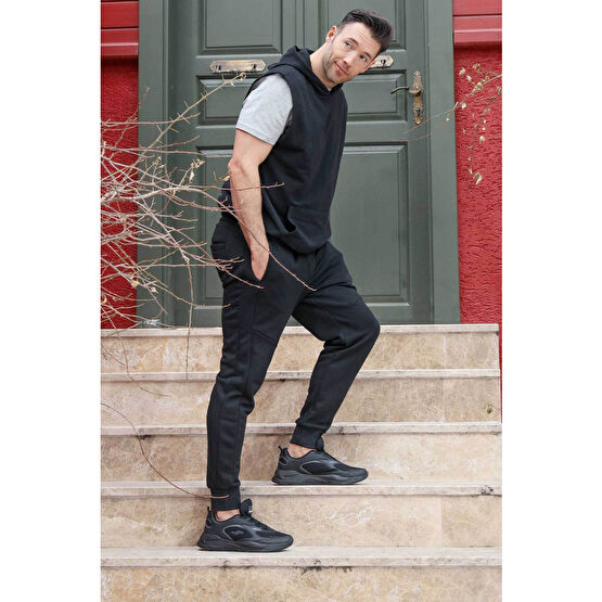 Jump Siyah Erkek Sneaker Günlük Rahat Spor Ayakkabı 42 Beden Spor Ayakkabı Fiyatı