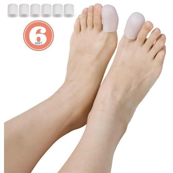 KaktüsKedi 711553 6 Adet Baş Parmak İçin Silikon Koruyucu