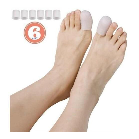 KaktüsKedi 711553 6 Adet Baş Parmak İçin Silikon Koruyucu