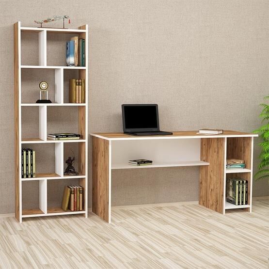 Kalender Dekor Avel Snow 145 cm Çalışma Masası Takımı