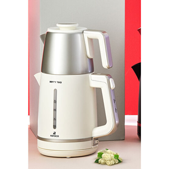 Karaca Berry Tea Xl 2in1 Çelik Demlikli Çay Makinesi Ve Kettle Mulberry Çay Makineleri Fiyatı