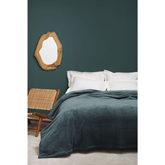 Karaca Home Joena Petrol Tek Kişilik Battaniye 160 x 220 Beden Battaniye Fiyatı
