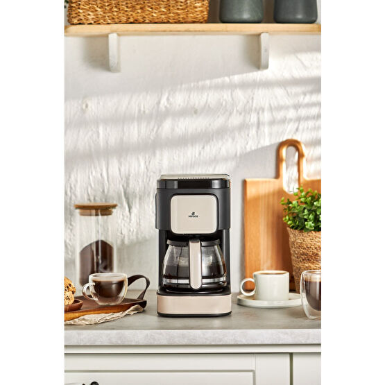 Karaca Just Coffee Aroma 2 In 1 Filtre Kahve Ve Çay Demleme Makinesi Bej Kahve Makineleri Fiyatı
