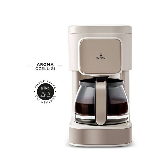 Karaca Just Coffee Aroma 2 In 1 Filtre Kahve Ve Çay Demleme Makinesi Latte