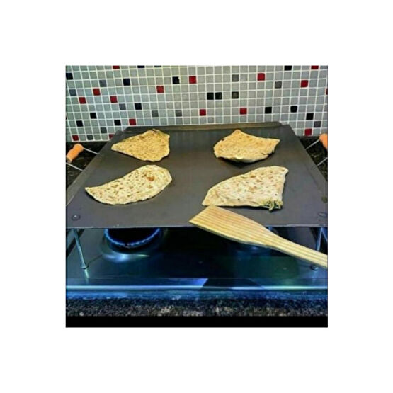 Karahisarlı Kare Set Üstü Ocak Gözleme Yufka Ekmek Bazlama Sacı Kare Saç Ocaklar Fiyatı