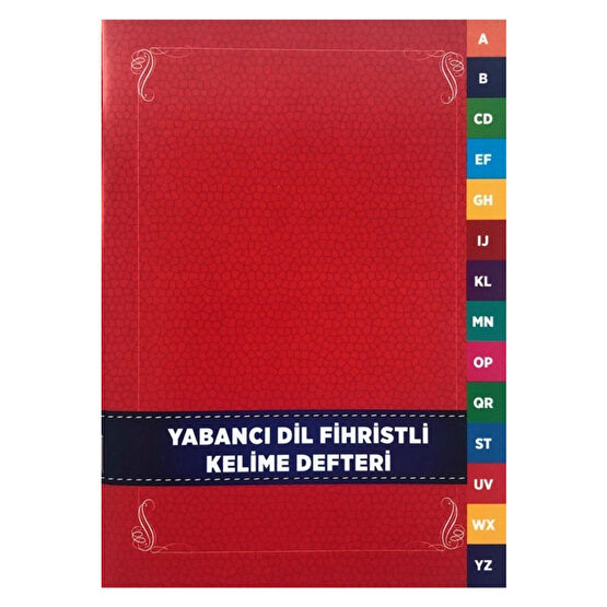 Karatay Yayınları Karatay Yabancı Dil Kelime Defteri Fihristli Karton Kapak 96 Syf Defter Fiyatı