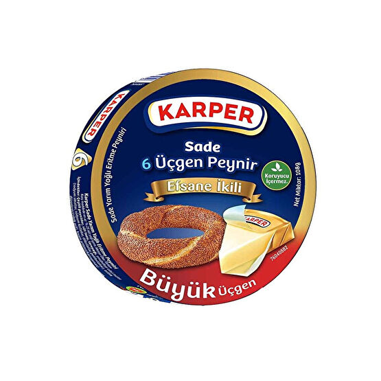 Karper Üçgen Peynir 6'lı 108g Peynir Fiyatı