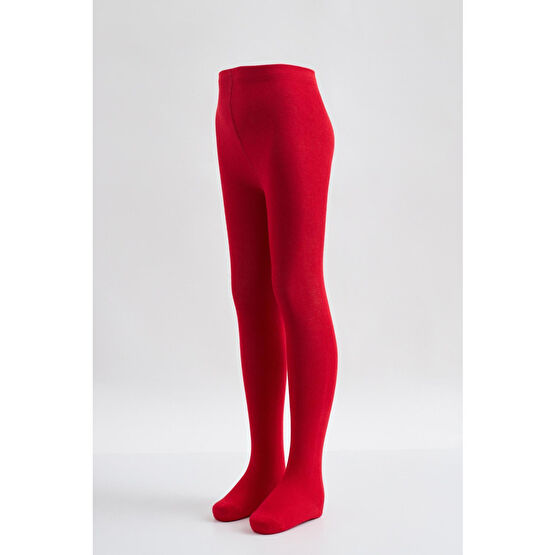 Katia&Bony Cotton Basic Çocuk Külotlu Çorap Kırmızı 10-12 Yaş Beden Tayt Fiyatı