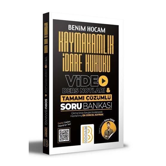 Kaymakamlık İdare Hukuku Video Ders Notları ve Tamamı Çözümlü Soru Bankası - Benim Hocam Yayınları
