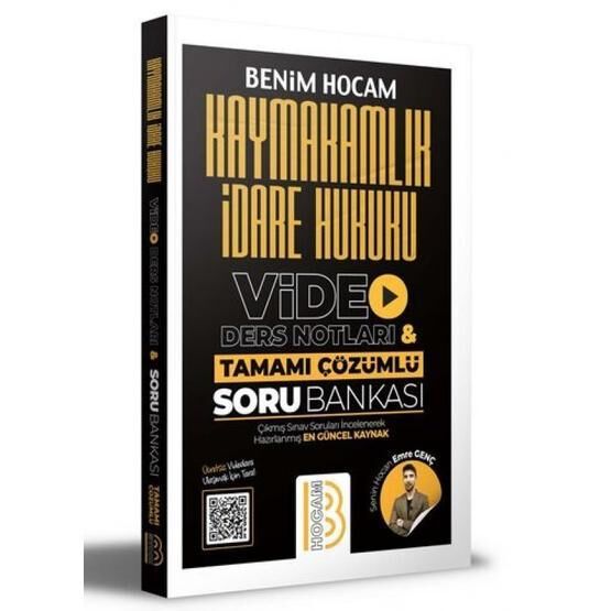 Kaymakamlık İdare Hukuku Video Ders Notları ve Tamamı Çözümlü Soru Bankası - Benim Hocam Yayınları