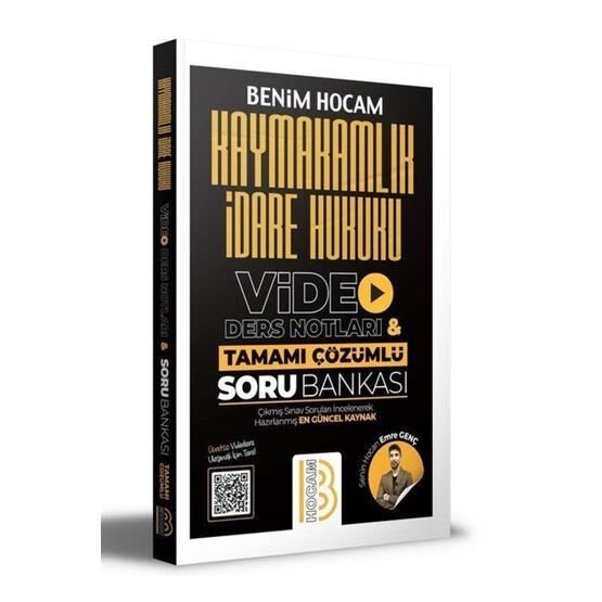 Kaymakamlık İdare Hukuku Video Ders Notları ve Tamamı Çözümlü Soru Bankası - Benim Hocam Yayınları