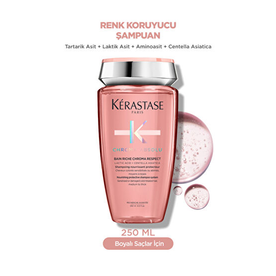 Kerastase Chroma Absolu Bain Riche Boyalı Saçlar İçin Besleyici Ve Koruyucu Şampuan 250ml Şampuan ve Saç Kremi Fiyatı