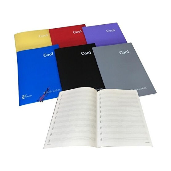 Keskin Color Cool A4 40 Yaprak Plastik Kapak Kareli Müzik Defteri Müzik Defteri Fiyatı