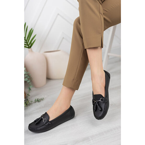 Khayt Tassel Casual Günlük Kadın Babet Ayakkabı 41 Beden Babetler Fiyatı