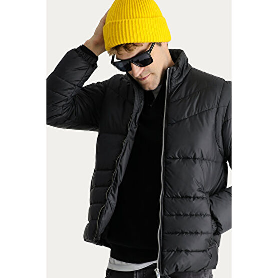 Kiğılı Slim Fit Şişme Spor Mont Erkek Mont Fiyatı
