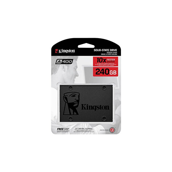 Kingston A400 Ssd 240gb 500mb-350mb/s Sata3 Ssd (Sa400s37/240g) SSD / Solid State Drive Fiyatı