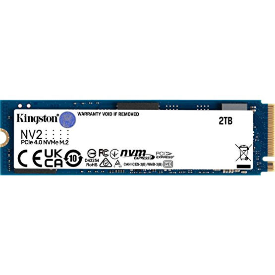 Kingston Snv2S/2000G 2 TB 3500-2800 MB/s Nvme PCIe M.2 SSD SSD / Solid State Drive Fiyatı