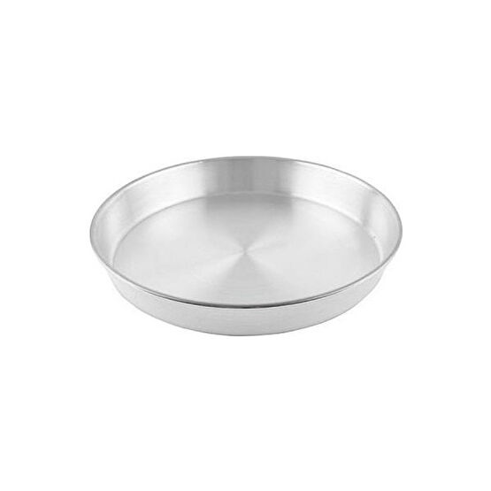 Kısmet  Alüminyum Yuvarlak Tepsi Yuvarlak Kenar 34 cm - Gri Tepsiler / Fırın Kapları Fiyatı