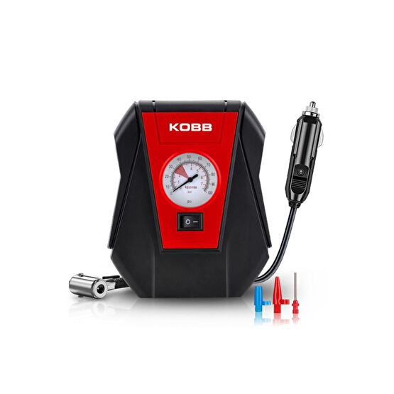 KOBB Kb100 12 volt 100 Psı Analog Göstergeli Hava Lastik Şişirme Pompası Hava Kompresörü Fiyatı