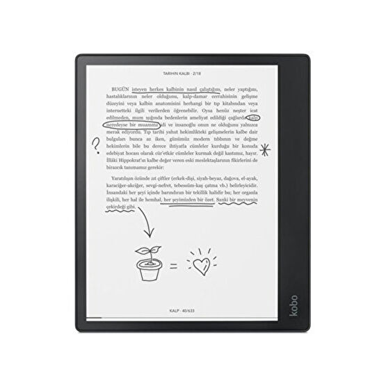 Kobo Elipsa 10.3" 32 GB Siyah E-Kitap Okuma Cihazı E-Kitap Okuyucu Fiyatı