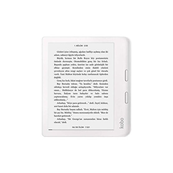 Kobo Libra 2 7" 32 GB Wi-Fi Beyaz E-Kitap Okuyucu E-Kitap Okuyucu Fiyatı