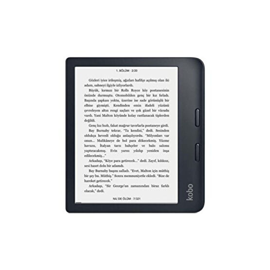 Kobo Libra 2 7" 8 GB Wi-Fi Siyah E-Kitap Okuyucu