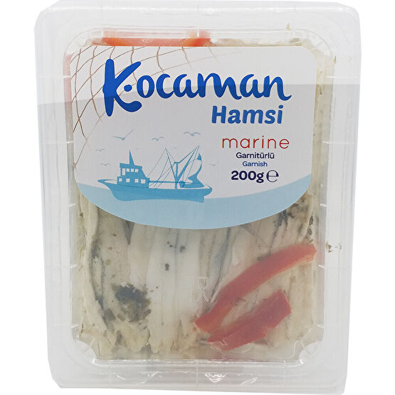 Kocaman Hamsi Marine Garnitürlü 200 Gr Deniz Ürünü Fiyatı