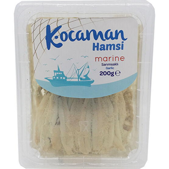 Kocaman Hamsi Marine Sarımsaklı 200 Gr Deniz Ürünü Fiyatı