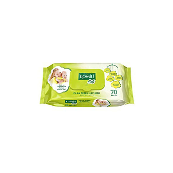 Komili Soft Islak Bebek Havlusu - 70 Adet