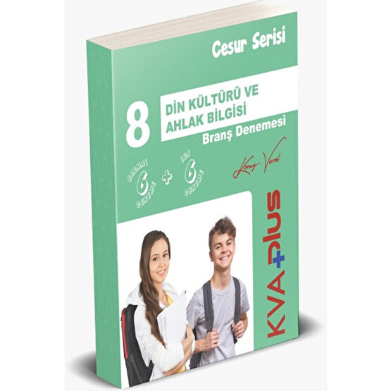 Koray Varol +Plus Cesur Serisi Din Kültürü ve Ahlak Bilgisi Branş Denemesi (6 Sarmal + 6 Genel Deneme) Kaynak Kitapları Fiyatı