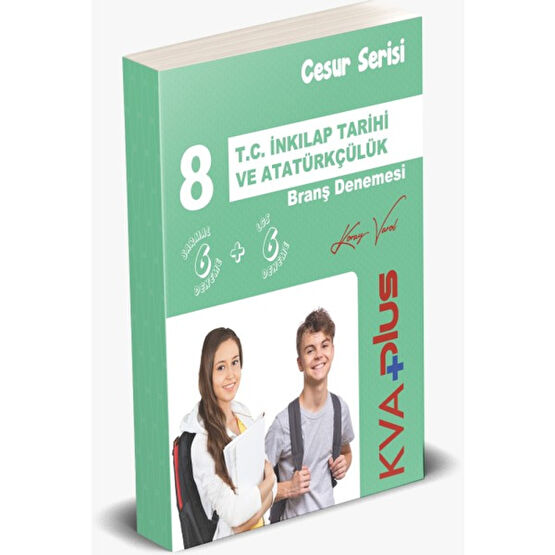 Koray Varol +Plus Cesur Serisi T.C. İnkılap Tarihi ve Atatürkçülük Branş Denemesi (6 Sarmal + 6 Genel Deneme) Kaynak Kitapları Fiyatı