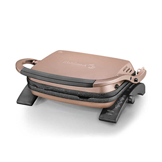 KORKMAZ Tostkolik Granit Tost Makinesi Rose Gold