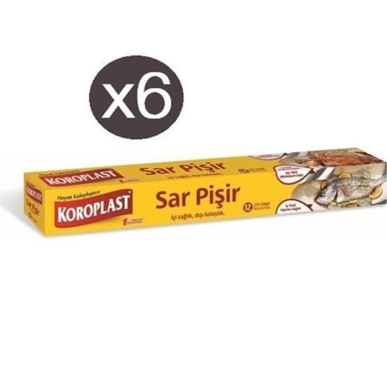 Koroplast Sar Pişir 12 Yapraklı 6'lı x 37 mt