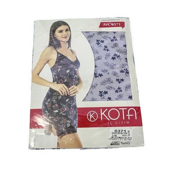 Kota 6371 Kadın Karışık Desen Baskılı Tunik Gecelik