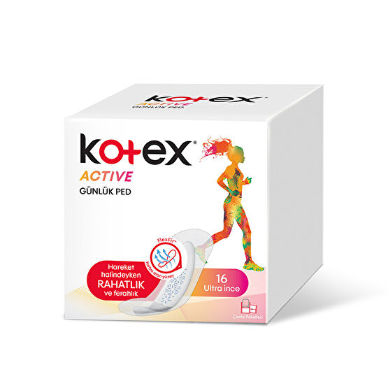 Kotex Active Günlük Ped 16'lı Hijyenik Pedler ve Tamponlar Fiyatı