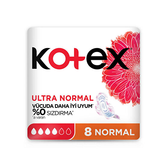 Kotex Hijyenik Ped Ultra 8'li Normal Hijyenik Pedler ve Tamponlar Fiyatı