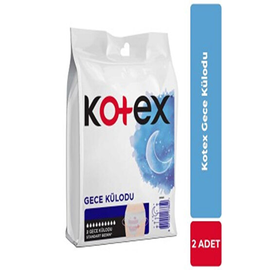 Kotex Regl Gece Külodu 2li Hijyenik Pedler ve Tamponlar Fiyatı