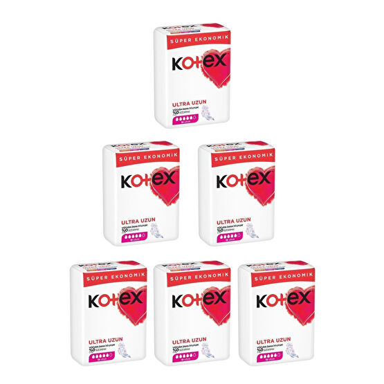 Kotex Ultra Quadro Süper Uzun 18 Li 6 Paket 108 Adet Hijyenik Pedler ve Tamponlar Fiyatı