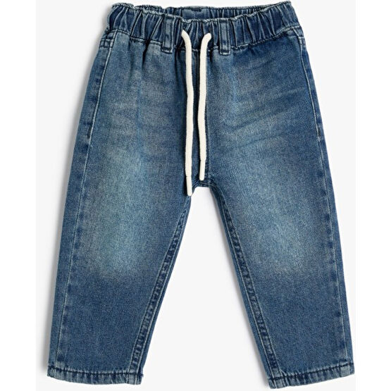 Koton Kot Pantolon Pamuklu - Slim Jean Bebek Pantolon Fiyatı