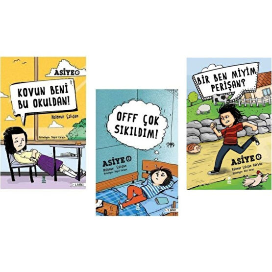 Kovun Beni Bu Okuldan Asiye - Bir Ben Miyim Perişan? - Off Çok Sıkıldım! Asiye 3 Kitap Set - yok Çocuk Roman Fiyatı