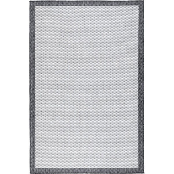 Koza Halı Fresco Ekru Siyah Iskandinav Jüt Yıkanabilir Halı Kilim Balkon Teras Mutfak Salon Koridor Halısı 23745A - 60 x 100 cm - Ekru - Siyah Salon Halısı Fiyatı