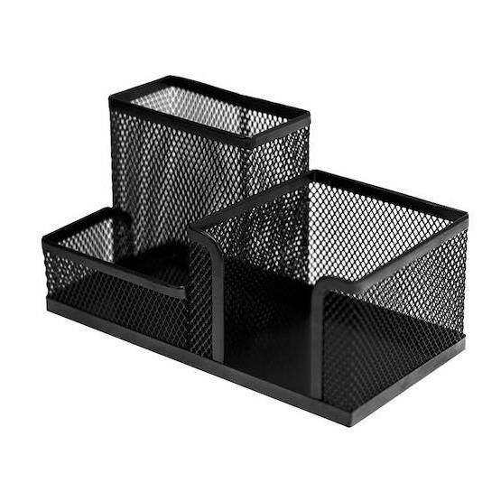 Kraf 410G Siyah 3'lü Perfore Organizer