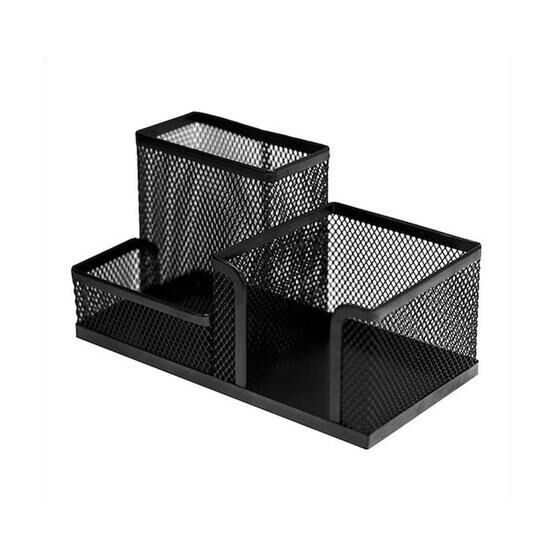 Kraf 410G Siyah 3'lü Perfore Organizer