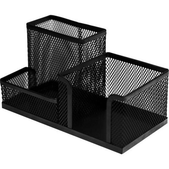 Kraf 410G Siyah 3'lü Perfore Organizer