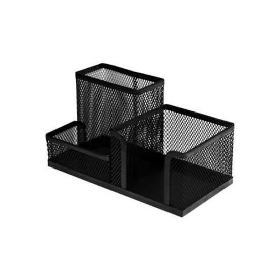 Kraf 410G Siyah 3'lü Perfore Organizer