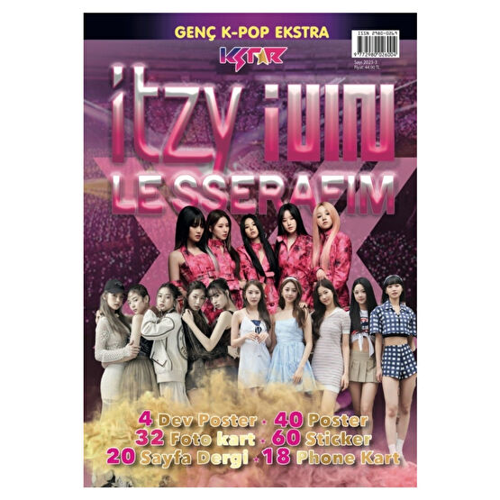 KSTAR Itzy / (g)i-dle / Le Sserafim (kpop Mix) Dergısı 2023-01 Gençlik Kitapları Fiyatı