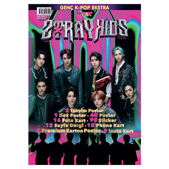 KSTAR STRAY KIDS (Rock Star) DERGISI 2023-04 Gençlik Kitapları Fiyatı