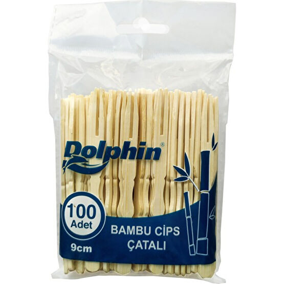 Kullan At Market Dolphin Bambu Cips Çatalı 9cm 100LÜ Yılbaşı Süs ve Aksesuarları Fiyatı