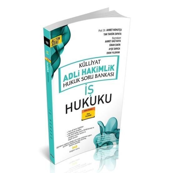 Külliyat 2021 İş Hukuku Soru Bankası Adli Hakimlik Savaş Yayınları - Savaş Yayınevi